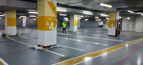 【格安瑞環保】水貝珠寶大廈地下停車場裝修污染治理案例