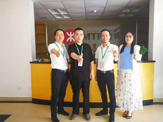 深圳市龍華區比鄰天地港鐵公司甲醛治理現場